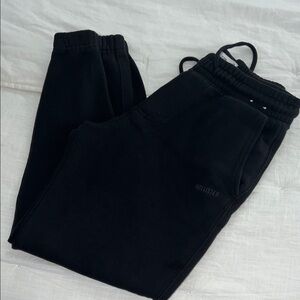 Hollister Black Cozy Fleece Joggers